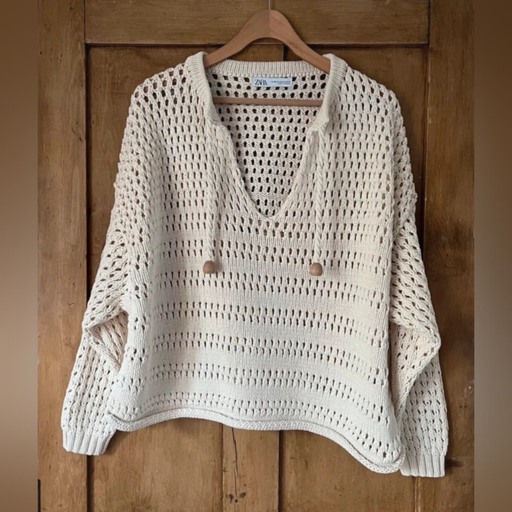 Zara Crochet Knit Jumper